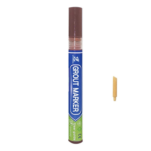 Tianyi Tile Marker Grout Pen Wall Seam Pen for Tiles Floor Bathroom Decontamination Seam Repair Tool - Dark Brown