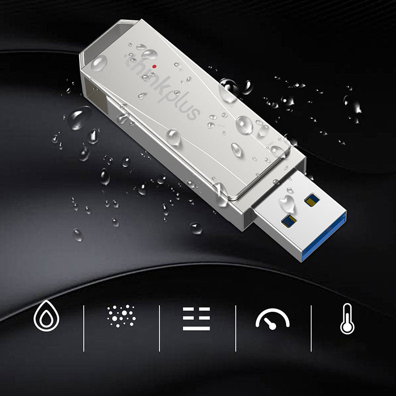 Lenovo Thinkplus MU242 16G Zinc Alloy USB Flash Drive Rotatable USB3.0 U-disk for Computer Laptop