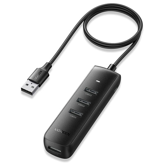 Uniqkart 20488 1.5m Multi-port USB Hub Adapter USB 3.0 Data Transfer Converter for iMac/Surface Pro/XPS/PS4/PS5/Xbox One/Flash Drive/HDD/SSD