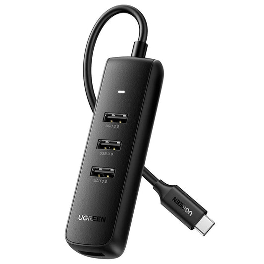 UGREEN 10916 0.2m USB C Hub 4-Port USB 3.0 Adapter 5Gbps Multi-Port Type-C Converter Compatible with MacBook Pro Air/iMac/Mac Mini/ChromeBook Pixel/Surface Pro