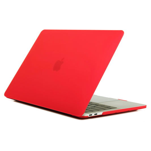 Matte PC Front and Back Protective Phone Case Mobile Phone Bag Shell for MacBook Pro 13 inch A1706 / A1708 / A1989 / A2159 / A2251 / A2289 / A2338 - Red