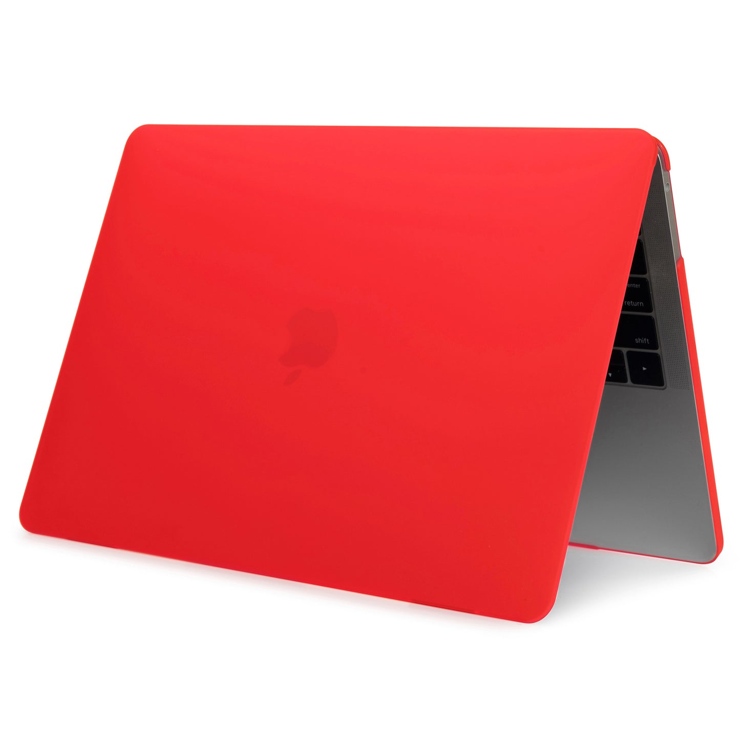 Matte PC Front and Back Protective Phone Case Mobile Phone Bag Shell for MacBook Pro 13 inch A1706 / A1708 / A1989 / A2159 / A2251 / A2289 / A2338 - Red