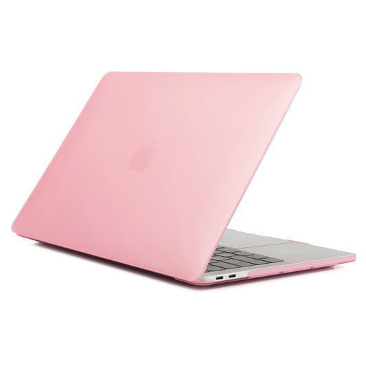 Matte PC Front and Back Protective Phone Case Mobile Phone Bag Shell for MacBook Pro 13 inch A1706 / A1708 / A1989 / A2159 / A2251 / A2289 / A2338 - Pink