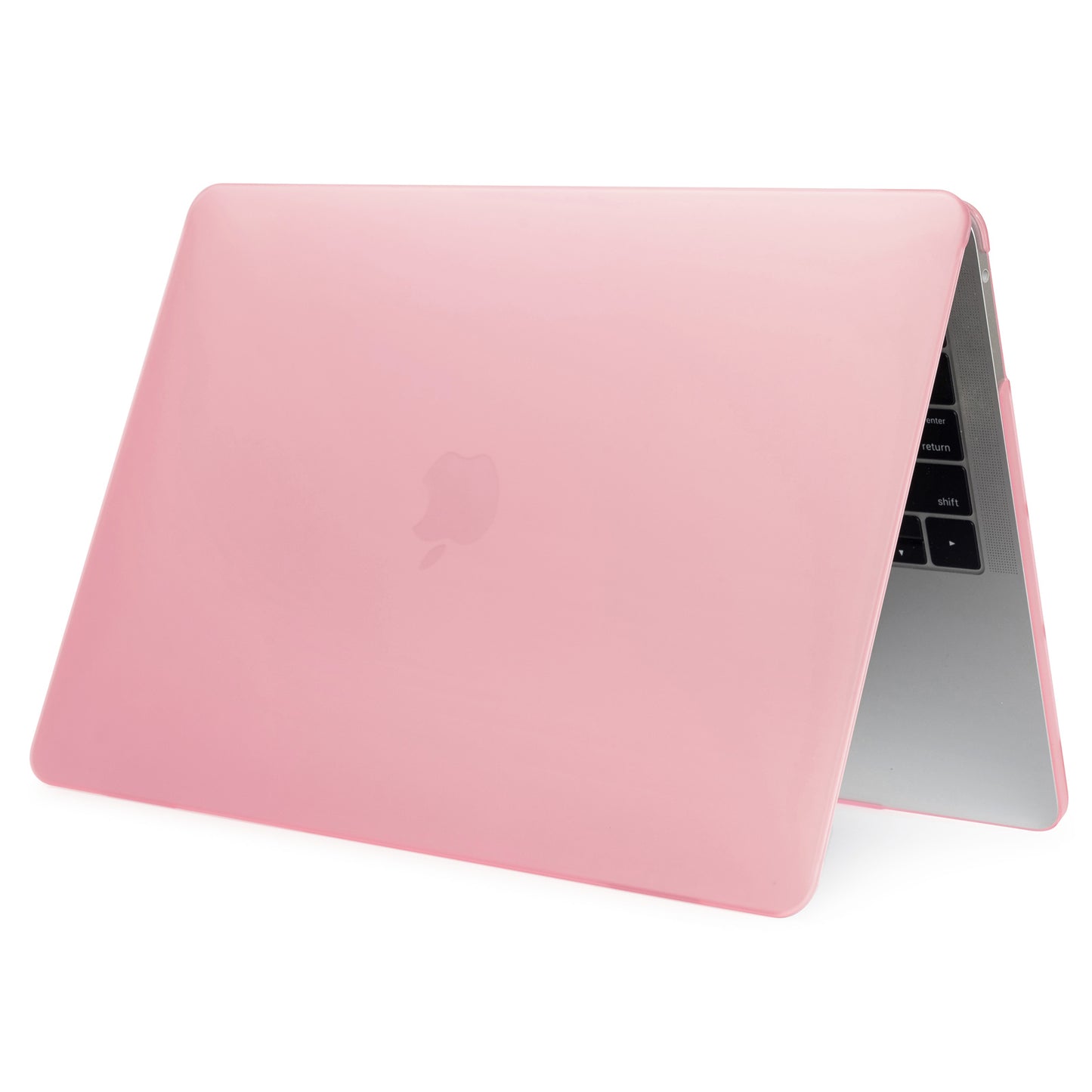 Matte PC Front and Back Protective Phone Case Mobile Phone Bag Shell for MacBook Pro 13 inch A1706 / A1708 / A1989 / A2159 / A2251 / A2289 / A2338 - Pink