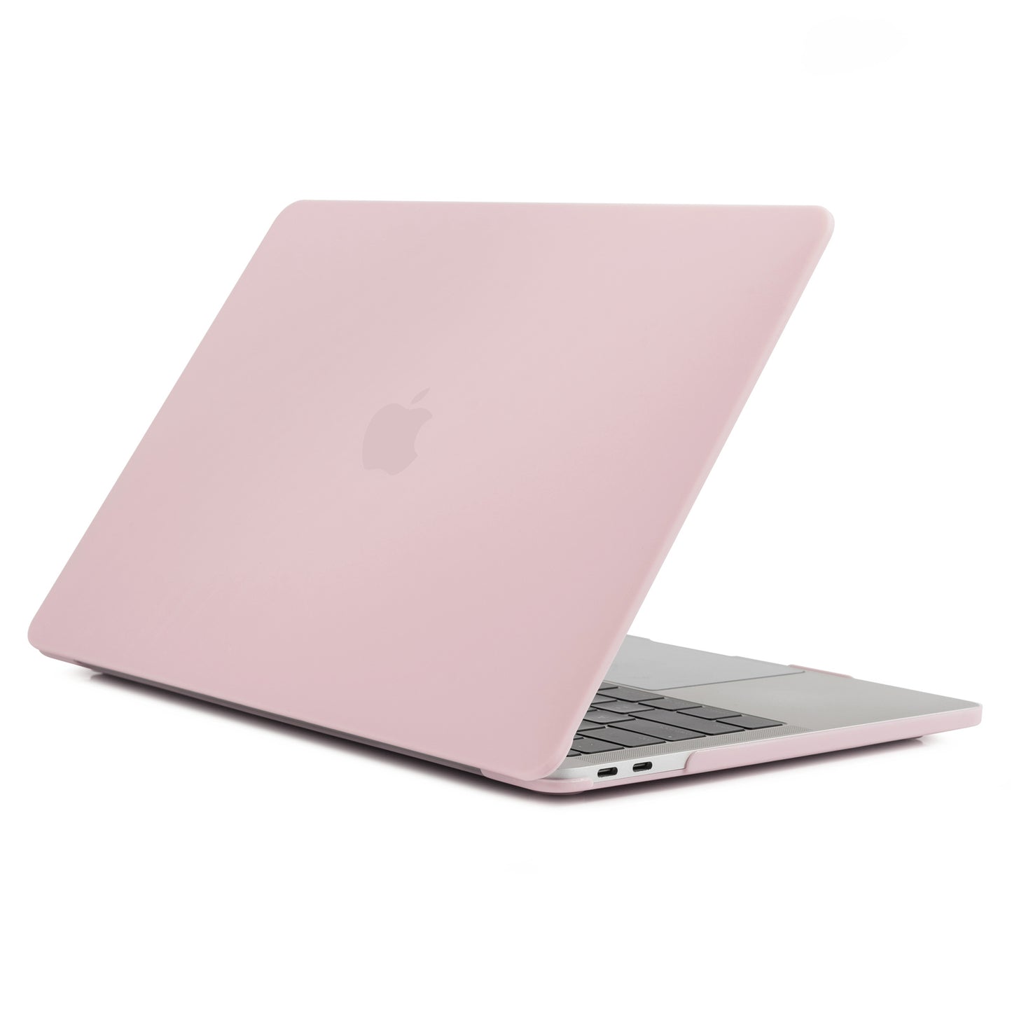 Matte PC Front and Back Protective Phone Case Mobile Phone Bag Shell for MacBook Pro 13 inch A1706 / A1708 / A1989 / A2159 / A2251 / A2289 / A2338 - Light Pink