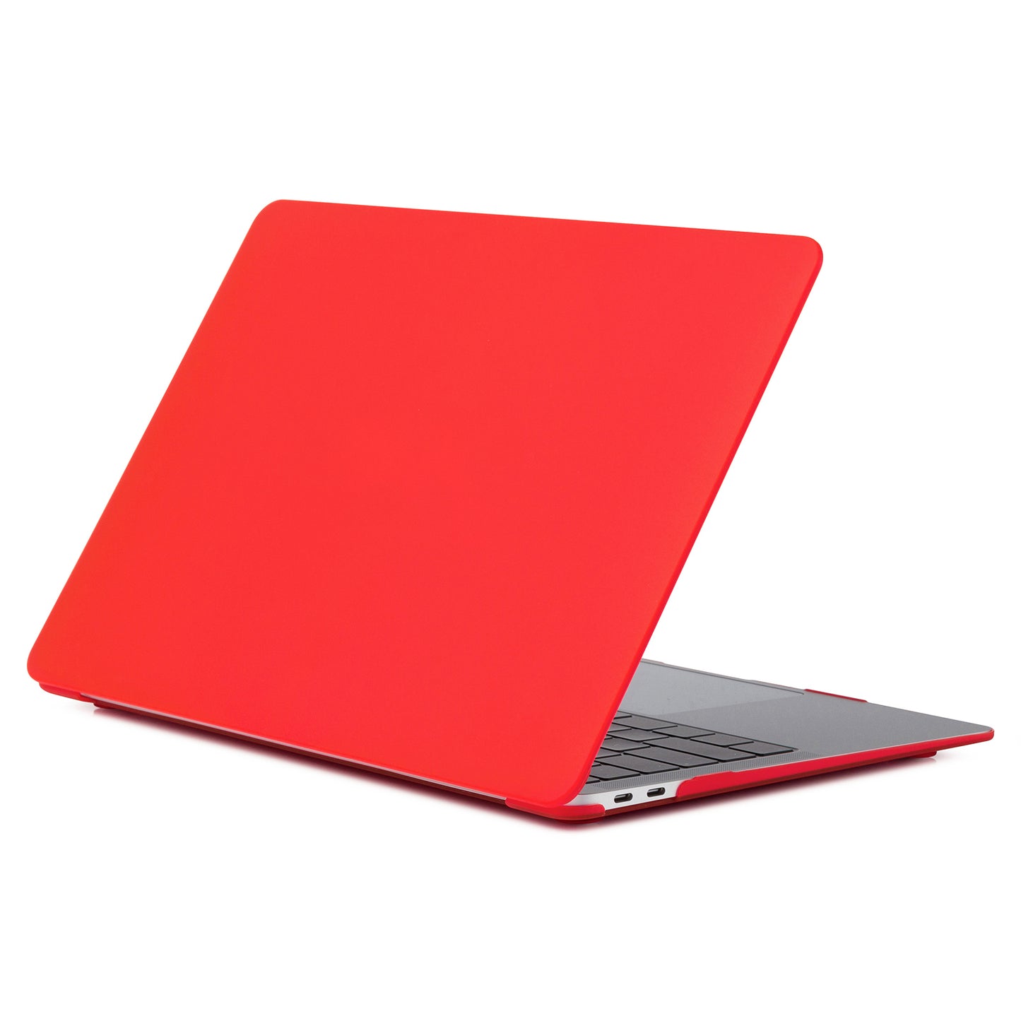 Matte Plastic Front and Back Protective Shell for MacBook Air 13&quot; (2020) - Red