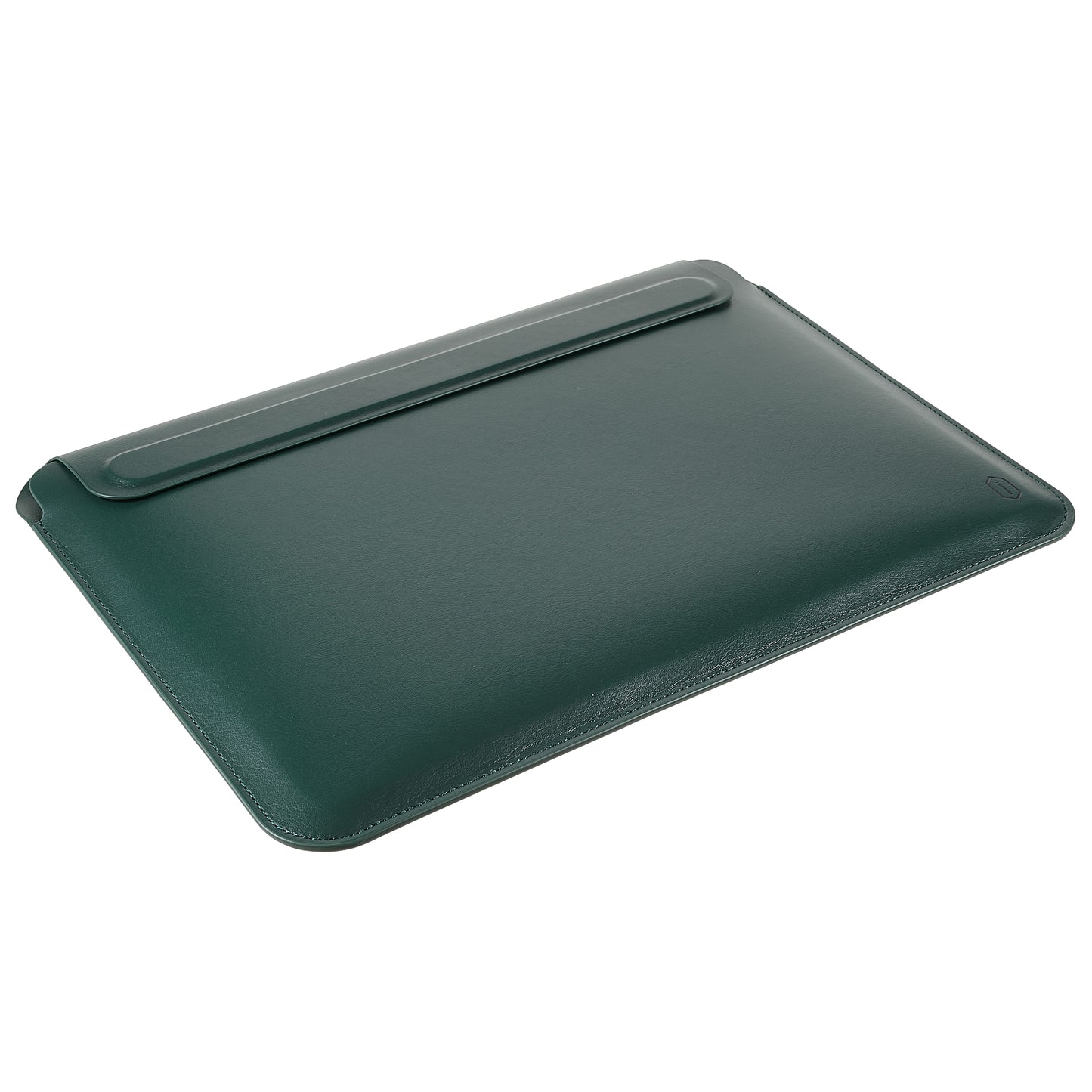 Wiwu Skinpro Laptop Stand Sleeve Leather Case Pouch for MacBook Pro 15.4 inch with Retina Display (2012) / Pro 15.4 inch (2013) - Blackish Green