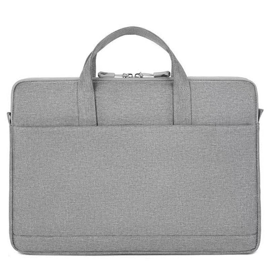Simple Style Laptop Case Large Laptop Sleeve Durable Computer Carrying Case for 15-15.6 inch Laptop - Grey