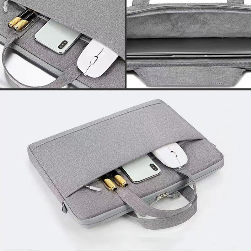 Simple Style Laptop Case Large Laptop Sleeve Durable Computer Carrying Case for 15-15.6 inch Laptop - Pink