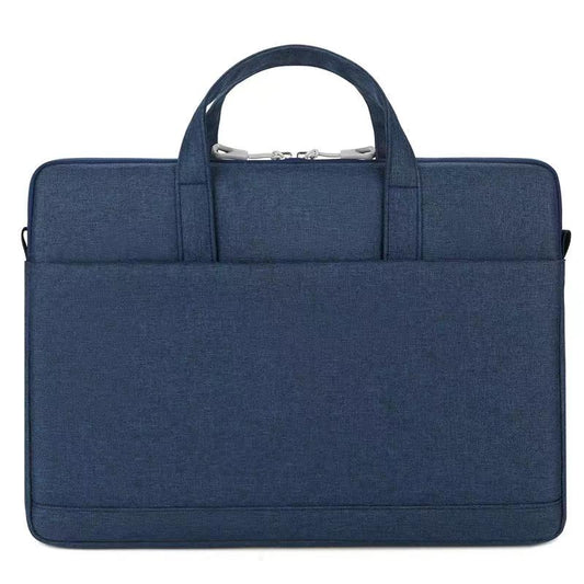Simple Style Laptop Case Large Laptop Sleeve Durable Computer Carrying Case for 15-15.6 inch Laptop - Blue