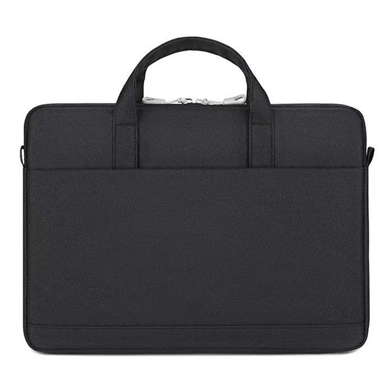Series Universal Oxford Cloth + Polyester Soft Liner Laptop Sleeve Notebook Carrying Bag Pouch with Shoulder Strap for 14 - 14.6-inch Laptop - Black