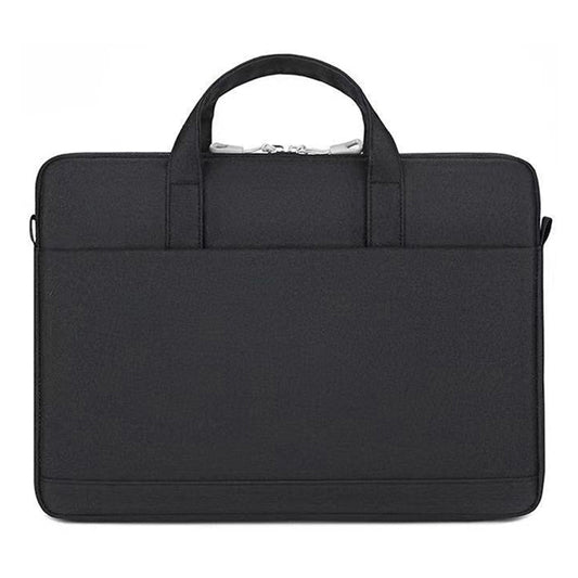 Series Universal Oxford Cloth + Polyester Soft Liner Laptop Sleeve Notebook Carrying Bag Pouch with Shoulder Strap for 14 - 14.6-inch Laptop - Black