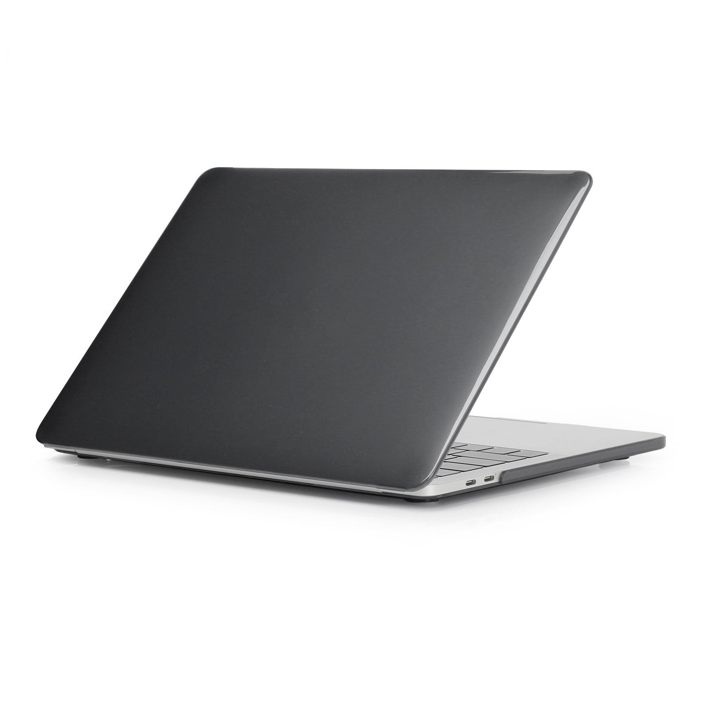 Dustproof Front and Back Protective Shell Clear PC Cover for MacBook Pro 16.2-inch (A2485) 2021 - Black