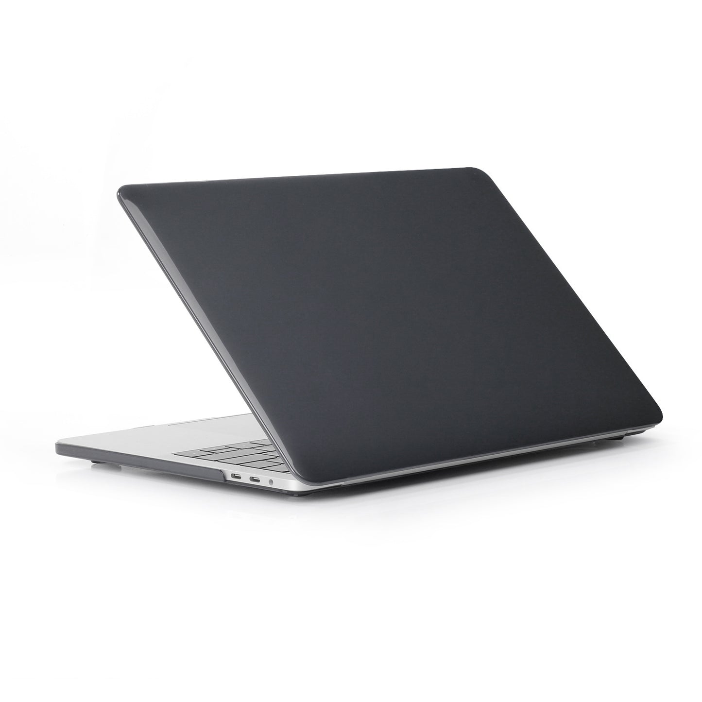 Dustproof Front and Back Protective Shell Clear PC Cover for MacBook Pro 16.2-inch (A2485) 2021 - Black