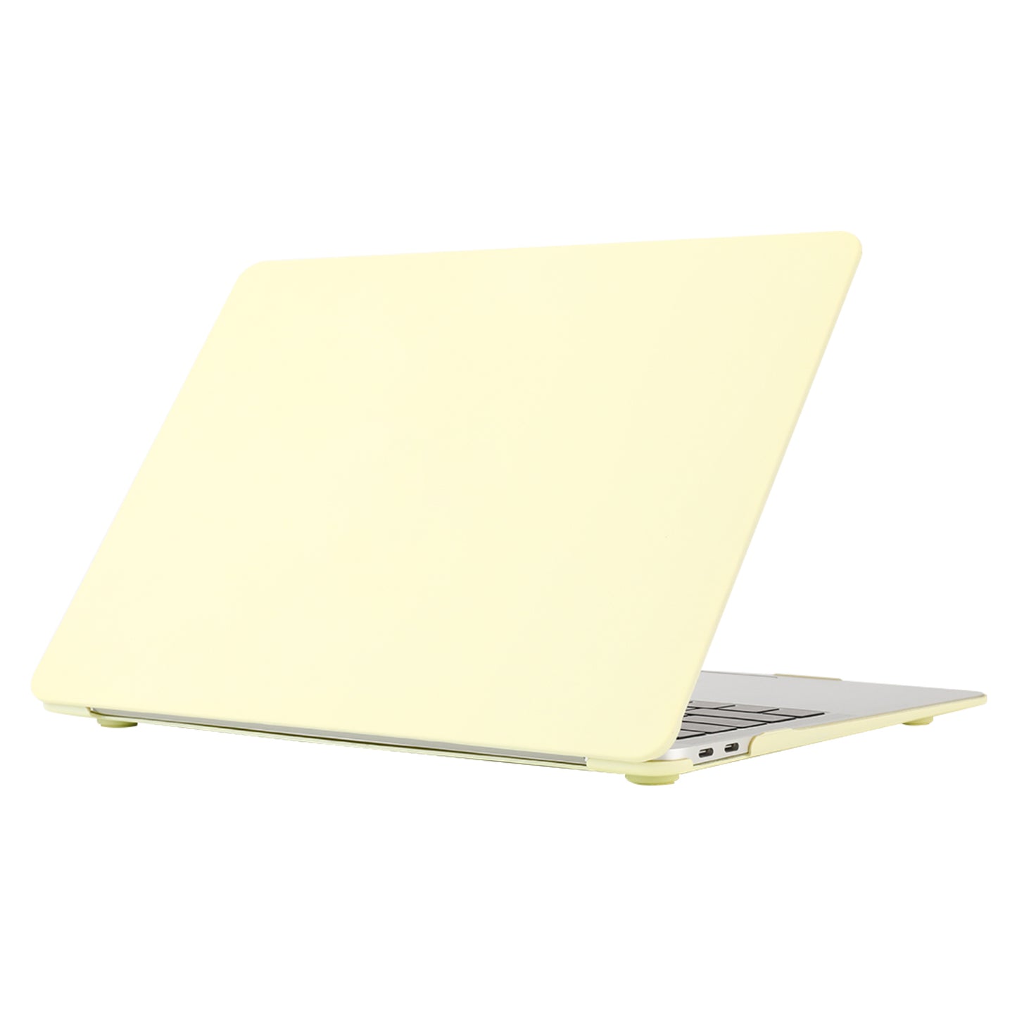Scratch Resistant Plastic Hard Shell Protective Sleeve Case for MacBook Air 13.3 inch (A1932/A2179/A2337) - Yellow