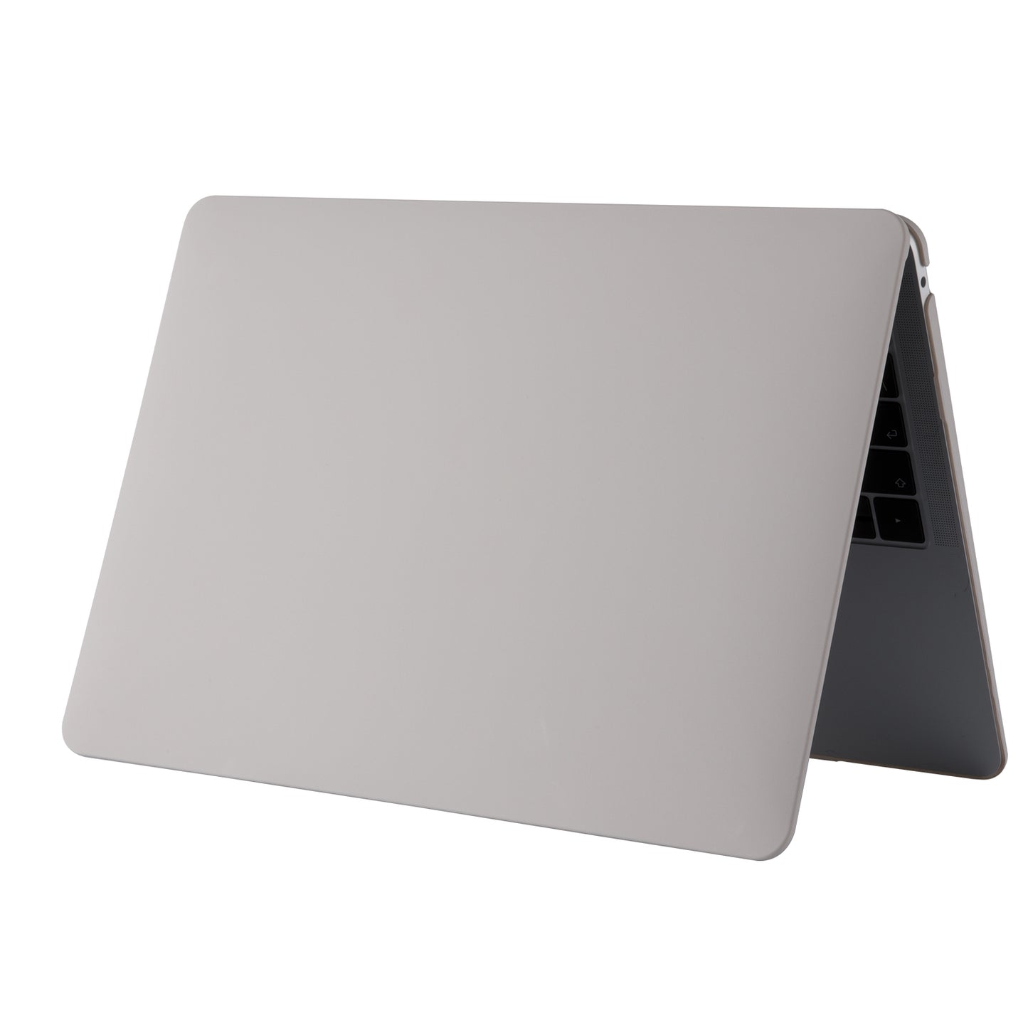 Anti-dust Laptop Sleeve Plastic Hard Protective Case for MacBook Pro 13.3 inch (A1706/A1708/A1989/A2159/A2289/A2251/A2338) - Grey