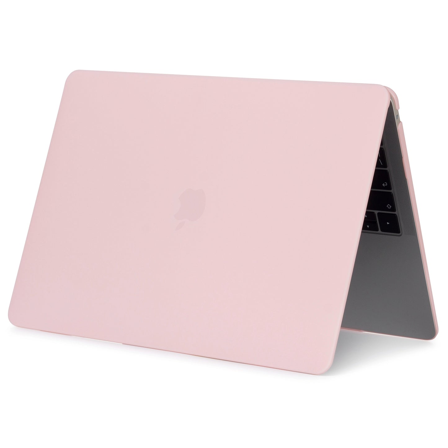 For MacBook Pro 16 inch (2021) (A2485) Scratch-resistant Matte PC Front and Back Protective Shell - Light Pink
