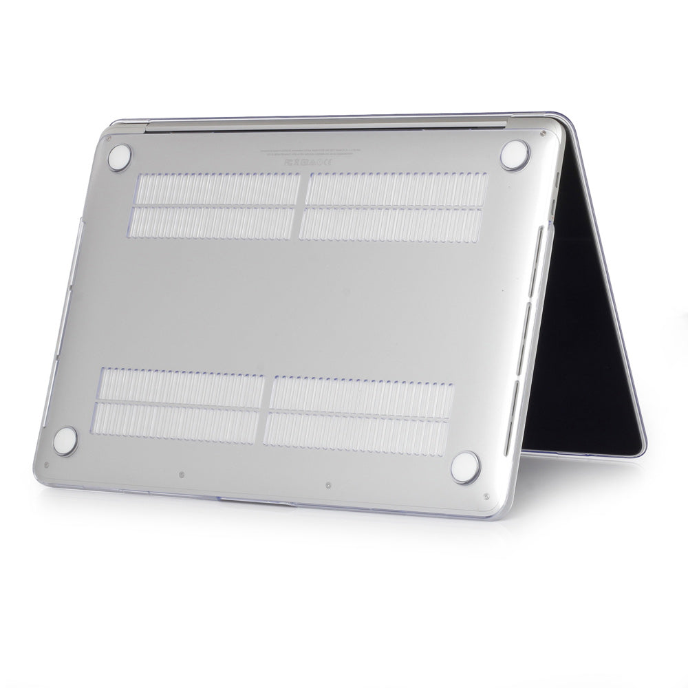 For MacBook Pro 14 inch (2021) (A2442) Anti-fingerprint Matte PC Front and Back Protective Shell - Transparent
