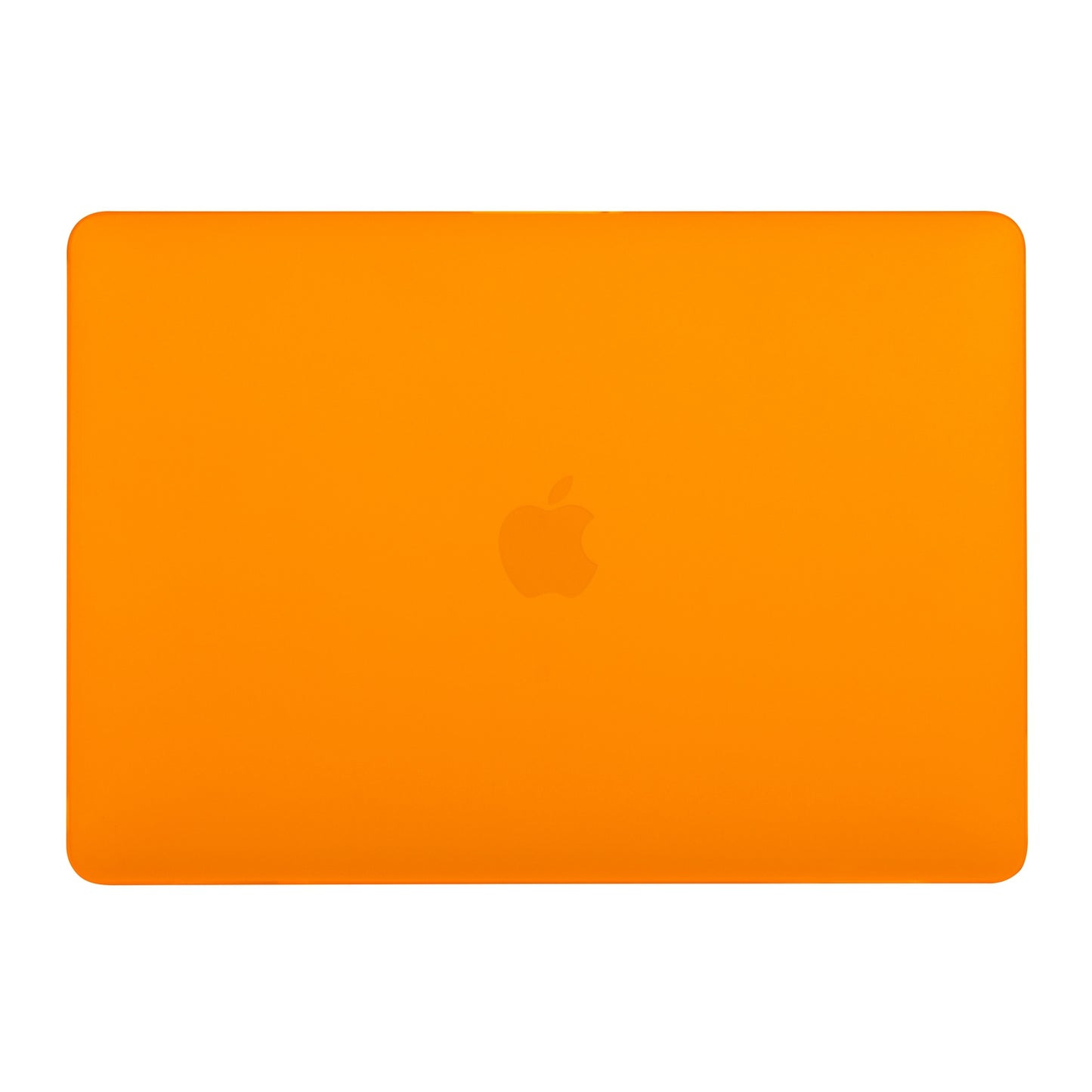 For MacBook Pro 14 inch (2021) (A2442) Anti-fingerprint Matte PC Front and Back Protective Shell - Orange
