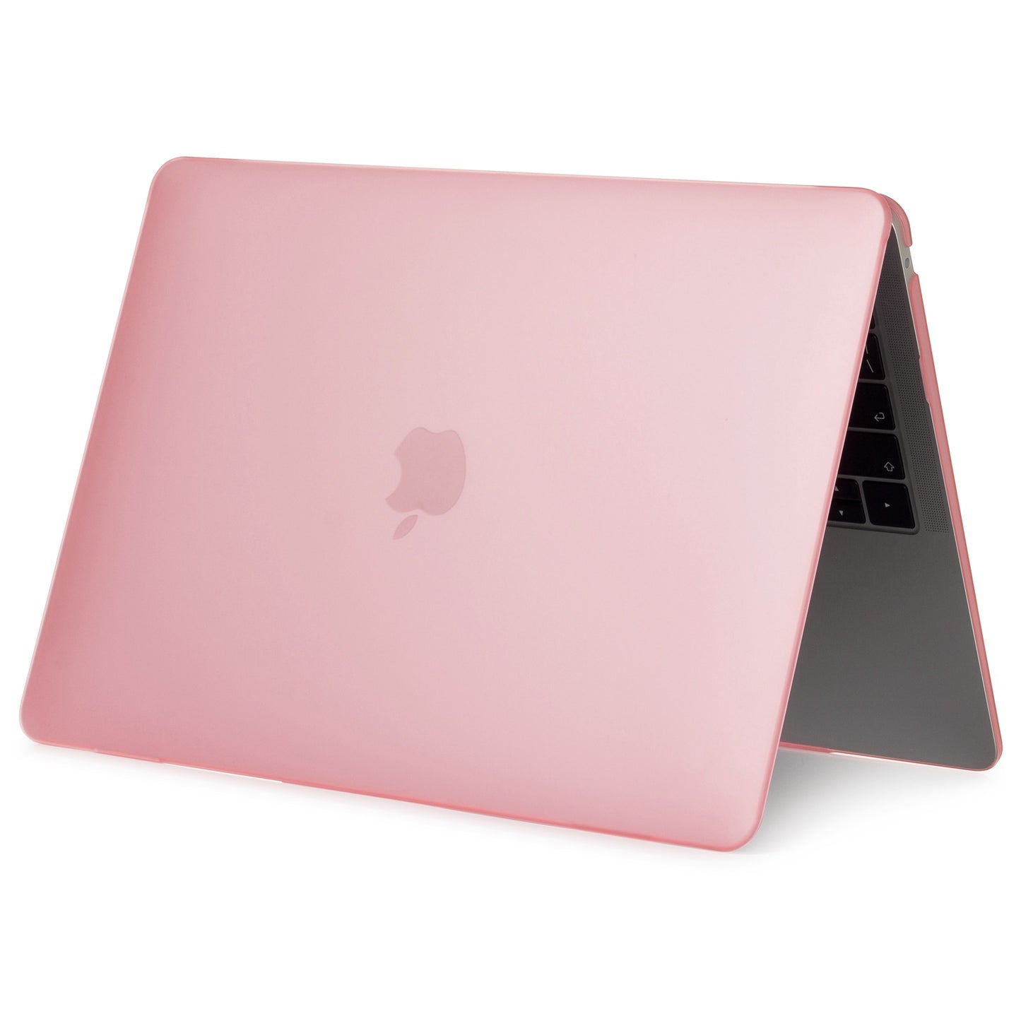 For MacBook Pro 14 inch (2021) (A2442) Anti-fingerprint Matte PC Front and Back Protective Shell - Pink
