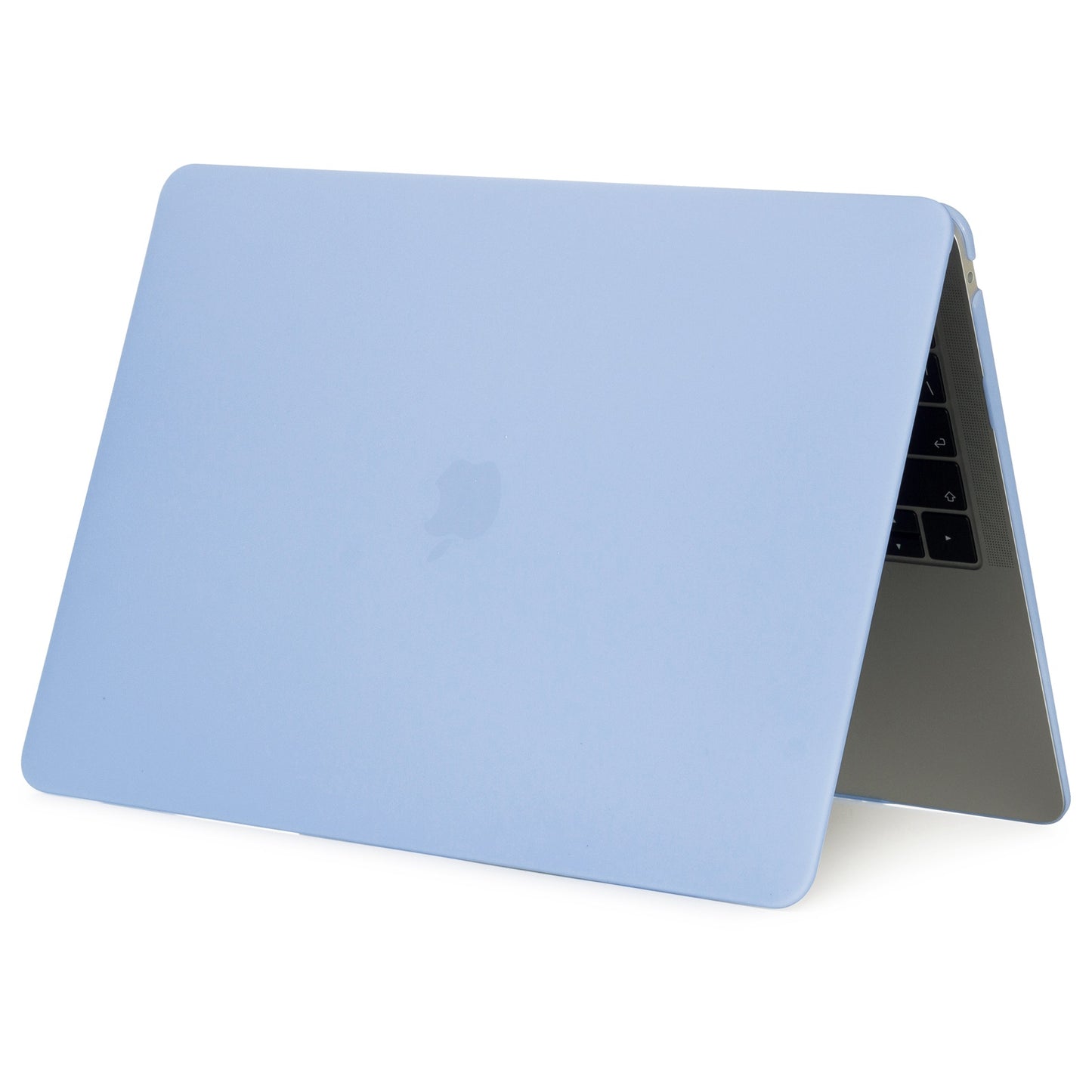 For MacBook Pro 14 inch (2021) (A2442) Anti-fingerprint Matte PC Front and Back Protective Shell - Baby Blue