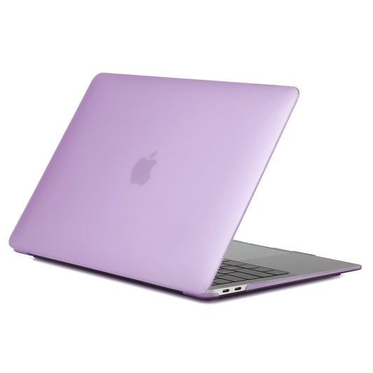 For MacBook Pro 14 inch (2021) (A2442) Anti-fingerprint Matte PC Front and Back Protective Shell - Purple