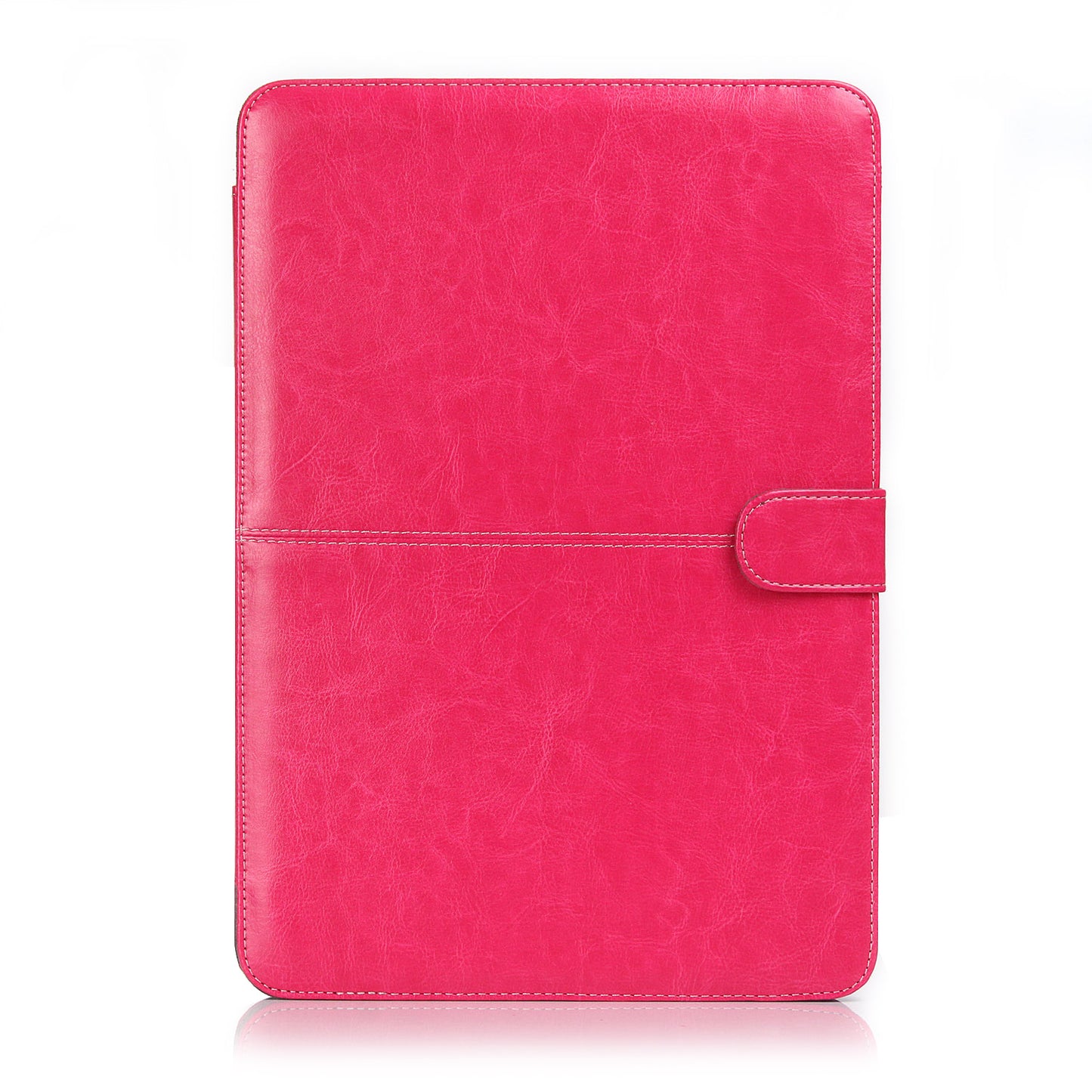 Laptop Sleeve Protective Folio Book PU Leather Cover for MacBook Pro 16.2inch 2021 (A2485) - Rose