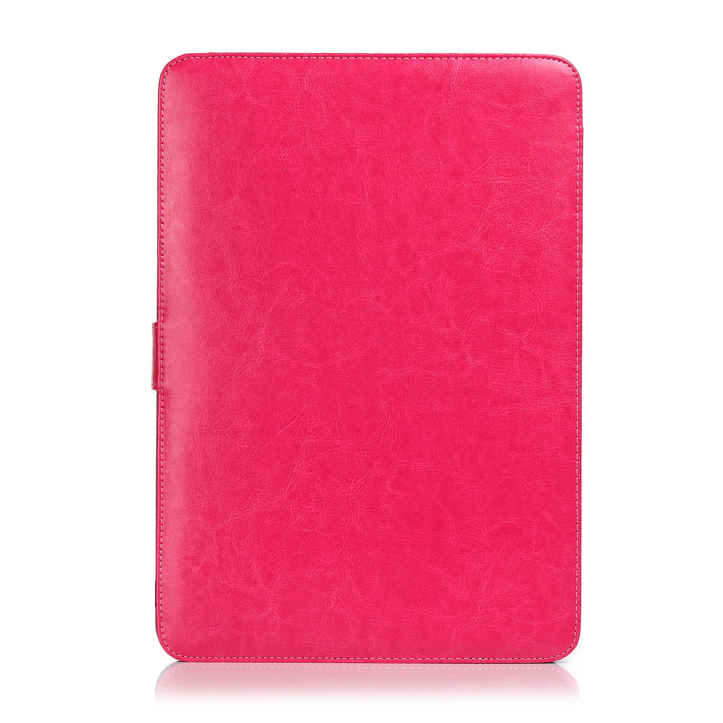 Laptop Sleeve Protective Folio Book PU Leather Cover for MacBook Pro 16.2inch 2021 (A2485) - Rose