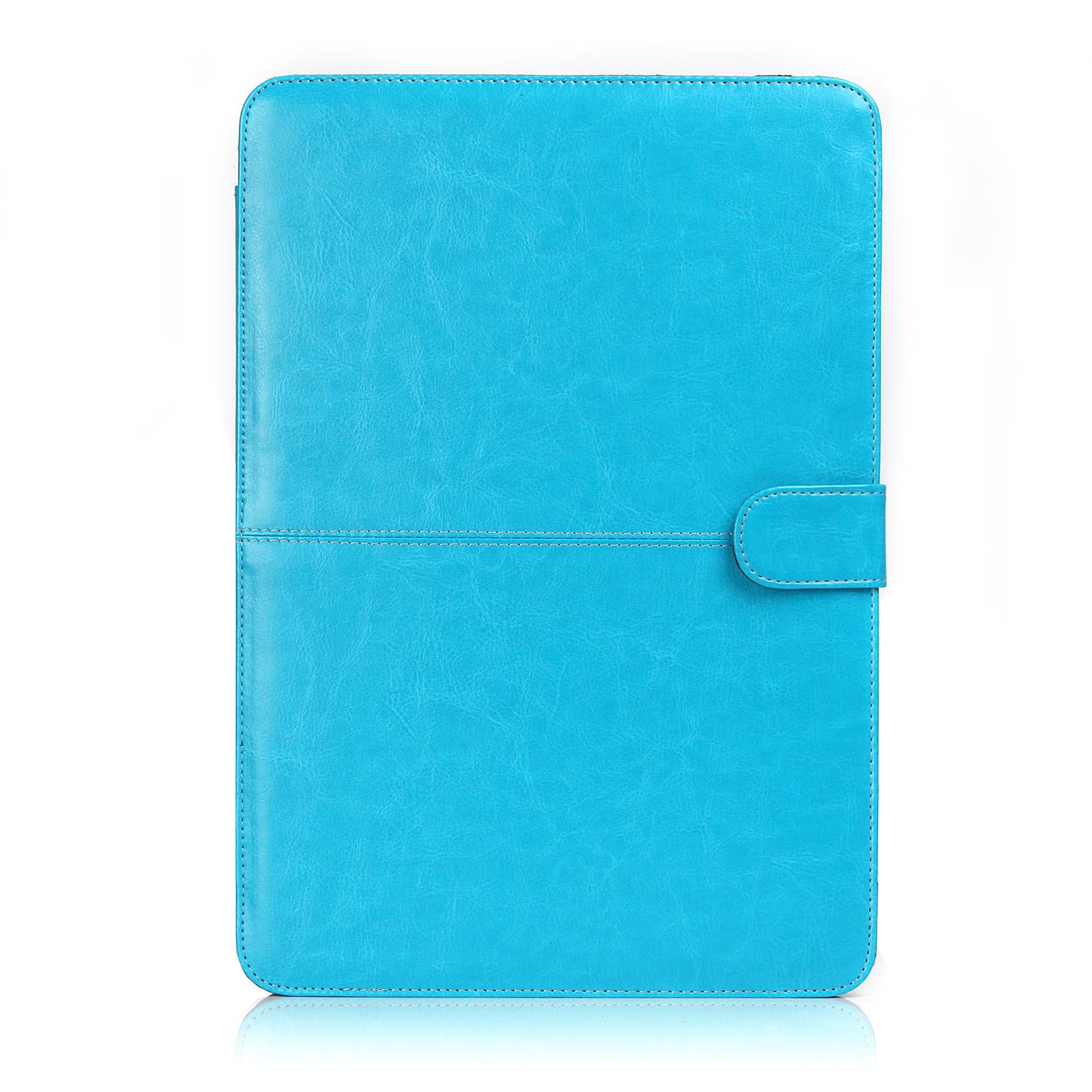 Laptop Sleeve Protective Folio Book PU Leather Cover for MacBook Pro 16.2inch 2021 (A2485) - Blue