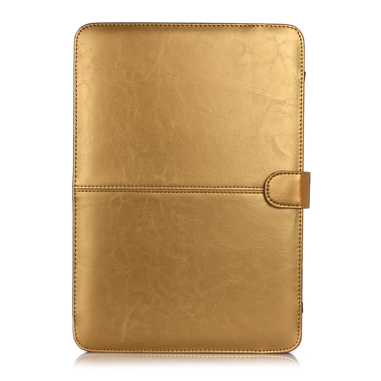 Laptop Sleeve Protective Folio Book PU Leather Cover for MacBook Pro 16.2inch 2021 (A2485) - Gold