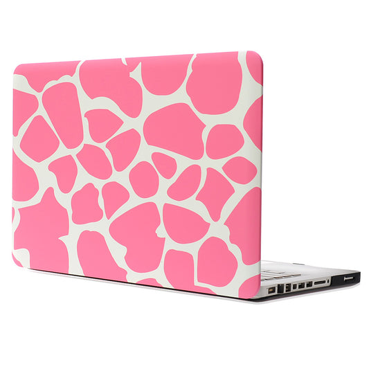 Pattern Printing Hard PC Protective Laptop Case Cover for MacBook 16 Pro (A2141) - Pink/Leopard