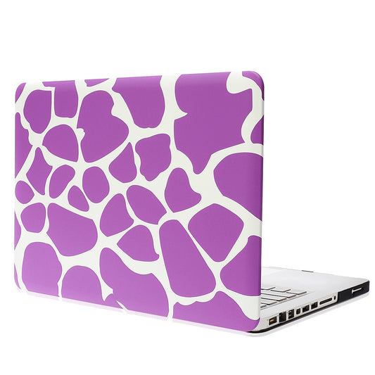 Pattern Printing Hard PC Protective Laptop Case Cover for MacBook 16 Pro (A2141) - Purple/Leopard