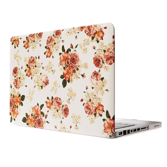 Pattern Printing Hard PC Protective Laptop Case Cover for MacBook 16 Pro (A2141) - Pink Flower