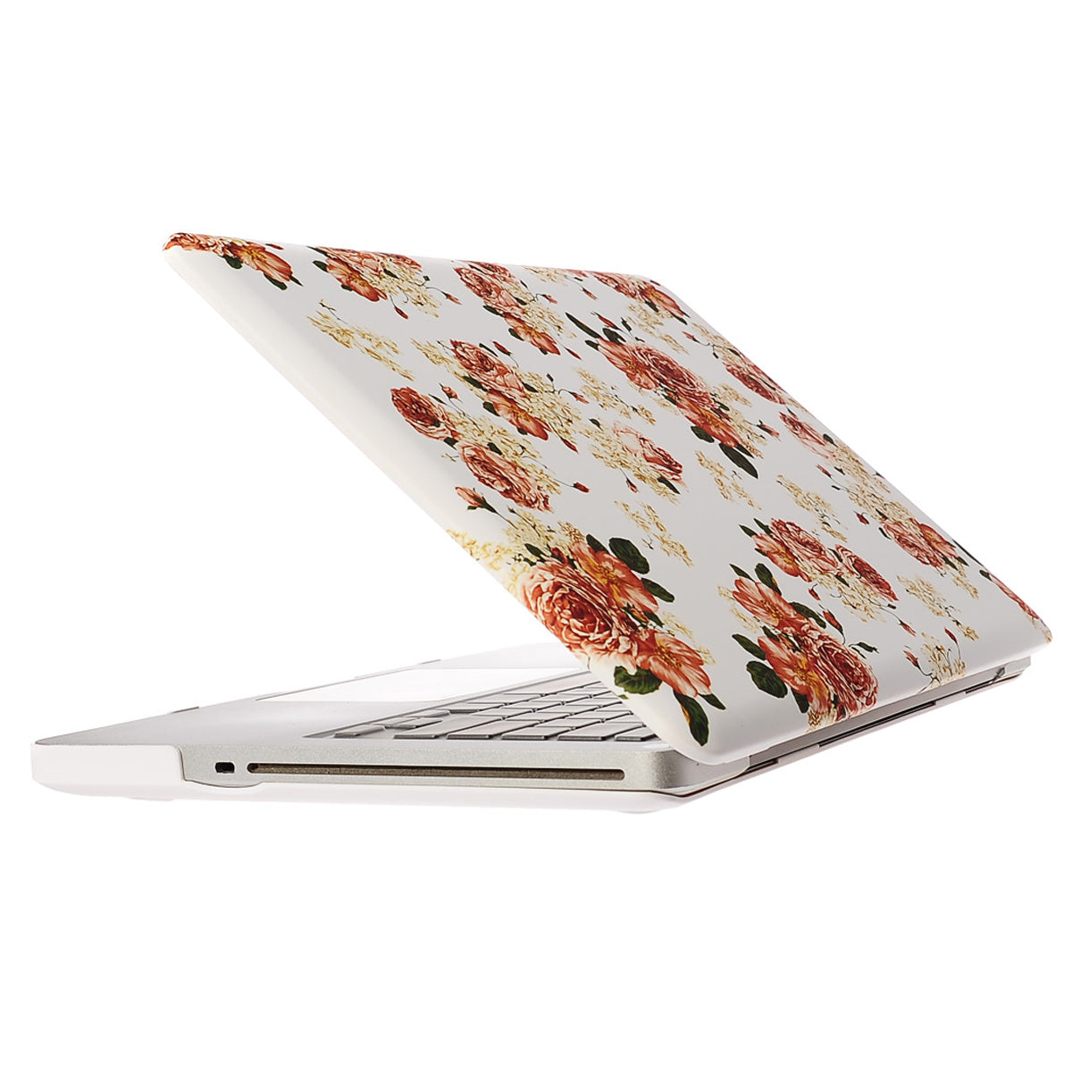 Pattern Printing Hard PC Protective Laptop Case Cover for MacBook 16 Pro (A2141) - Pink Flower