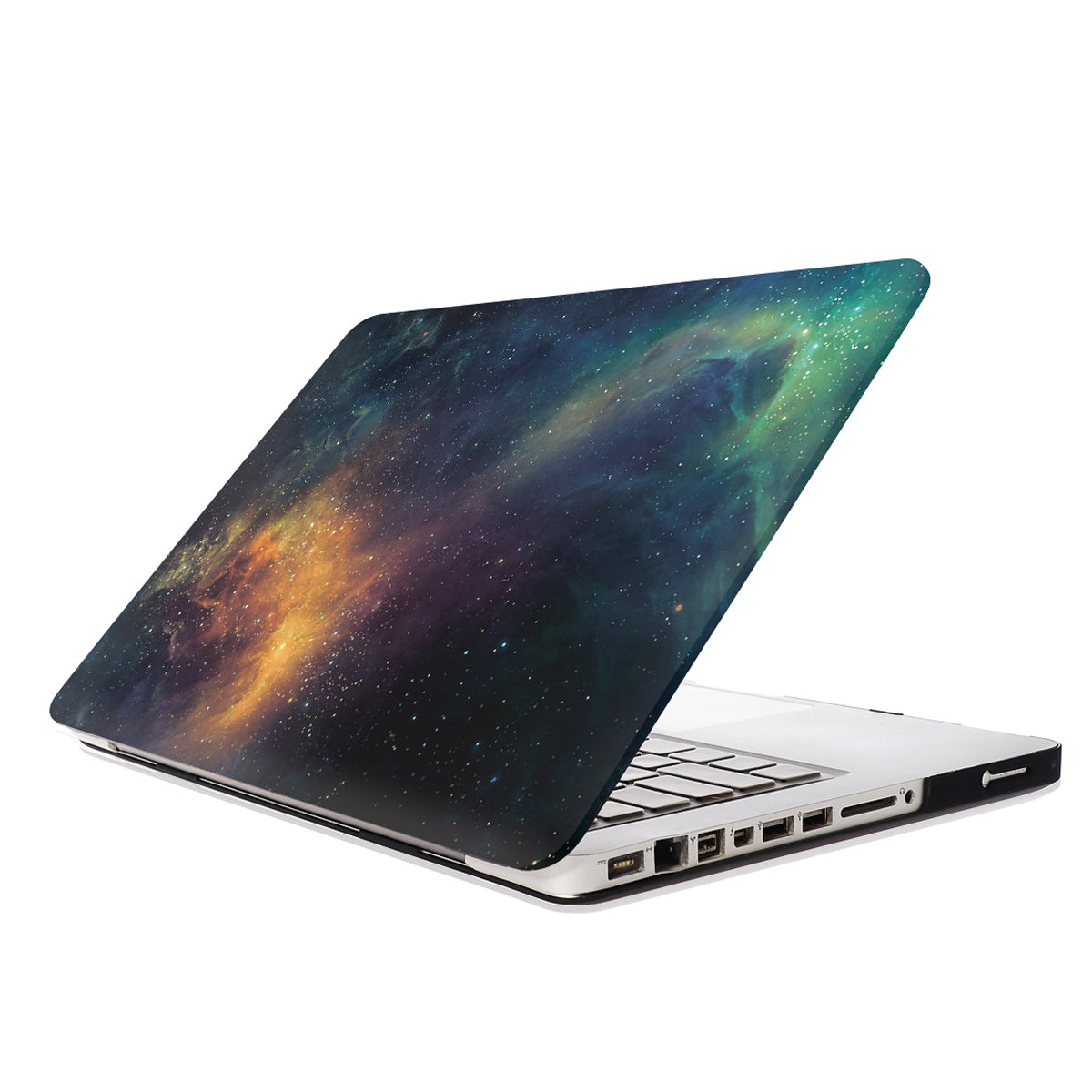 Pattern Printing Hard PC Protective Laptop Case Cover for MacBook 16 Pro (A2141) - Gold/Nebula