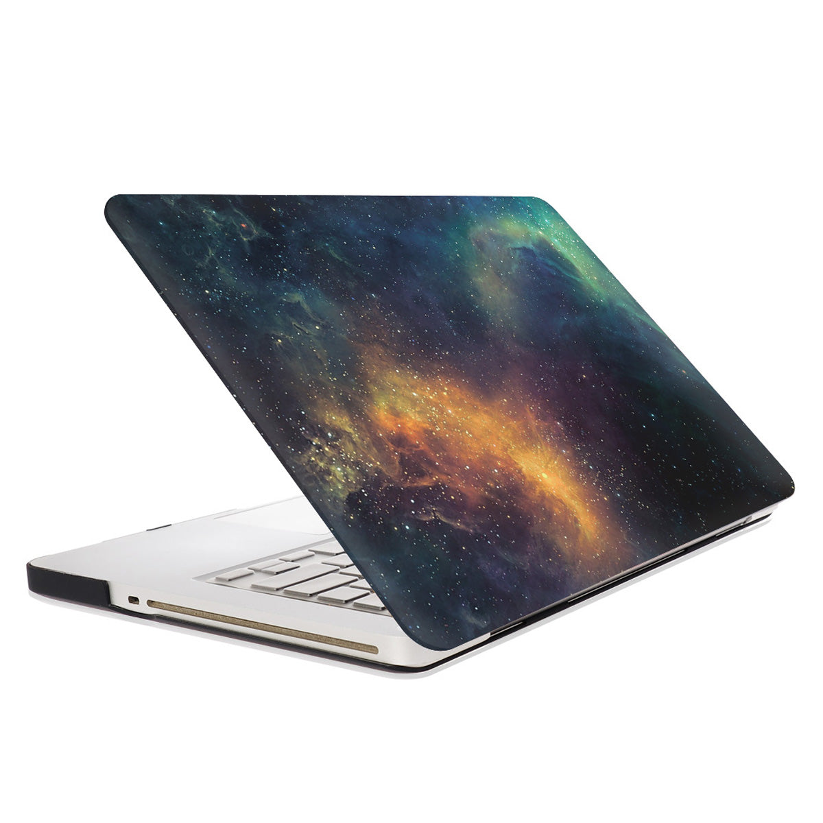 Pattern Printing Hard PC Protective Laptop Case Cover for MacBook 16 Pro (A2141) - Gold/Nebula
