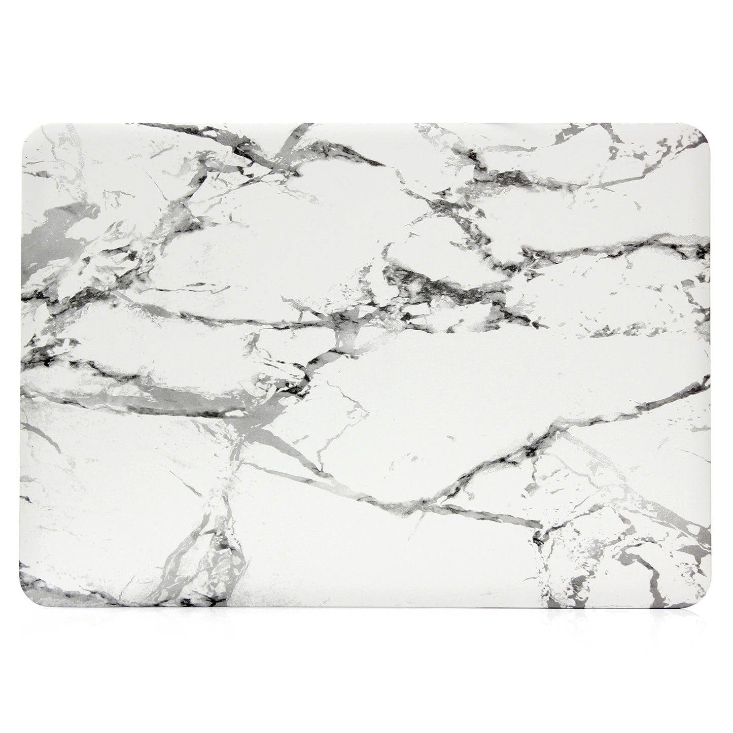 Pattern Printing Hard PC Protective Laptop Case Cover for MacBook 16 Pro (A2141) - White/Grey/Marble