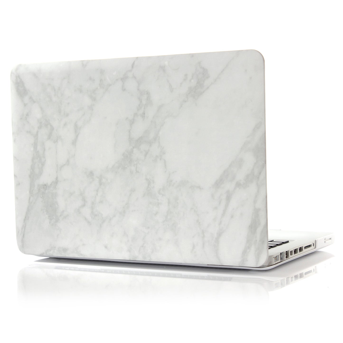 Pattern Printing Hard PC Protective Laptop Case Cover for MacBook 16 Pro (A2141) - White/Marble