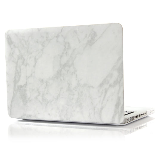 Pattern Printing Hard PC Protective Laptop Case Cover for MacBook 16 Pro (A2141) - White/Marble