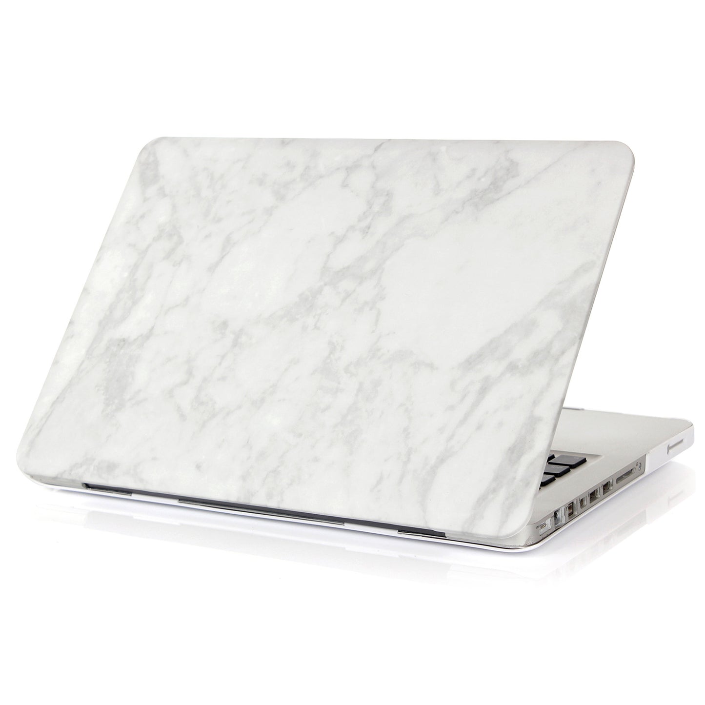 Pattern Printing Hard PC Protective Laptop Case Cover for MacBook 16 Pro (A2141) - White/Marble