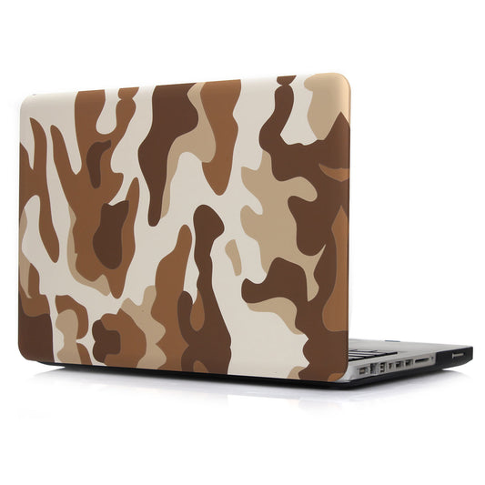 Pattern Printing Hard PC Protective Laptop Case Cover for MacBook 16 Pro (A2141) - Brown/Camouflage