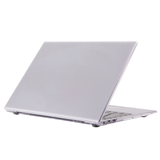 Well-protected Scratch-resistant Durable Clear PC Case Cover with Hollow-out Bottom for MateBook D14/MagicBook 14/X14 - Transparent
