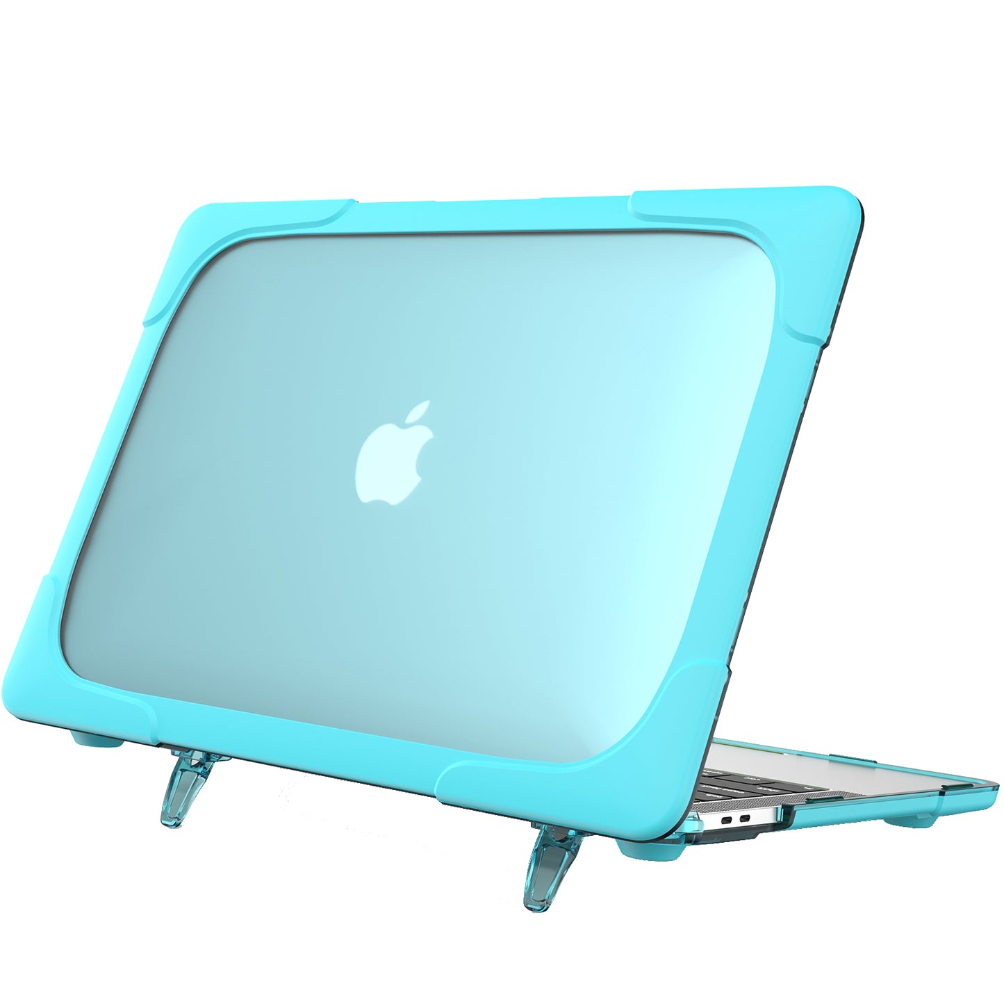 Supporting Stand PC Laptop Case Protective Notebook Cover for MacBook Air 13inch A1932 / A2179 / A2337 - Blue