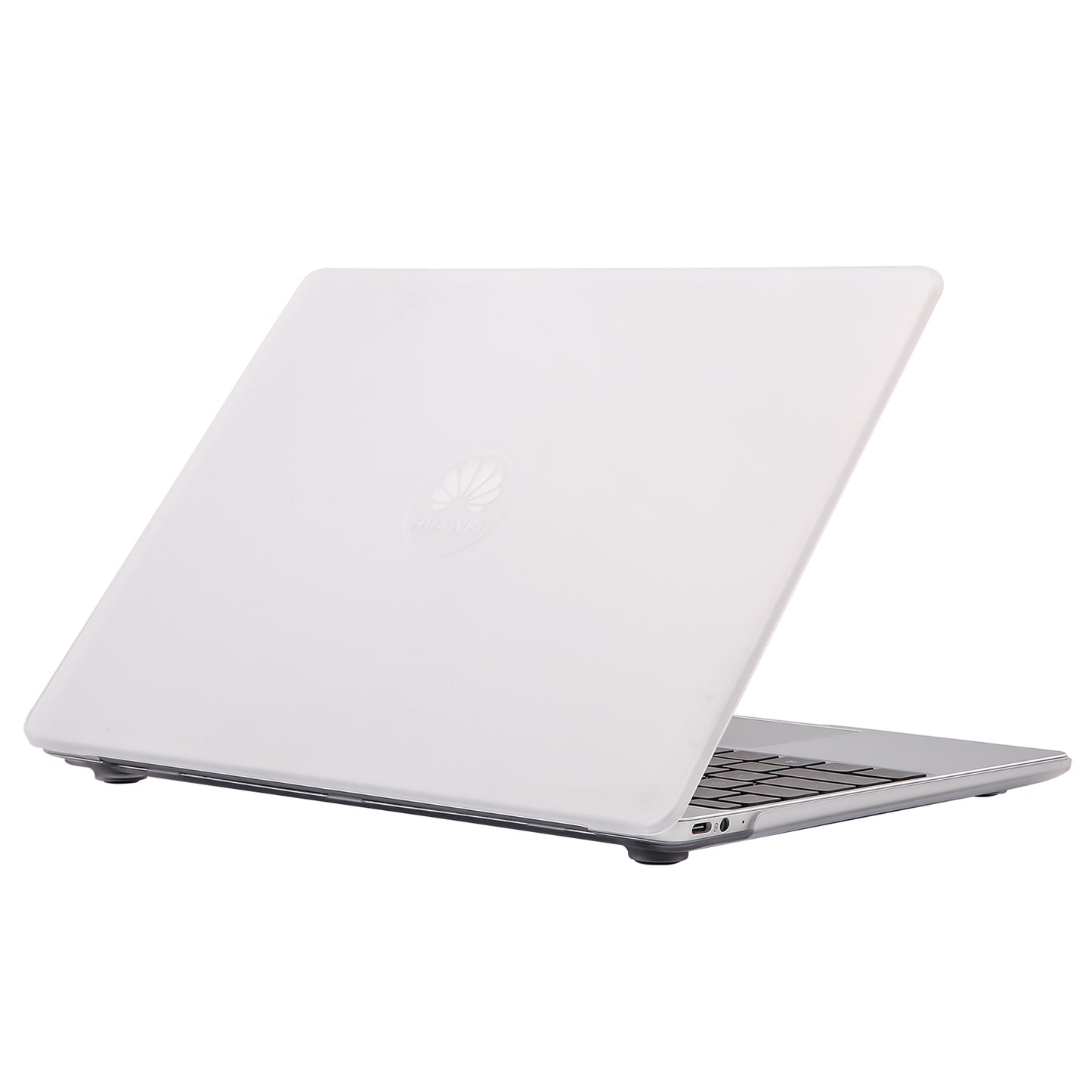 Dustproof Anti-scratch Matte Surface Laptop Hard PC Protective Case Cover for Huawei MateBook D15/Honor MagicBook 15/X15 - White
