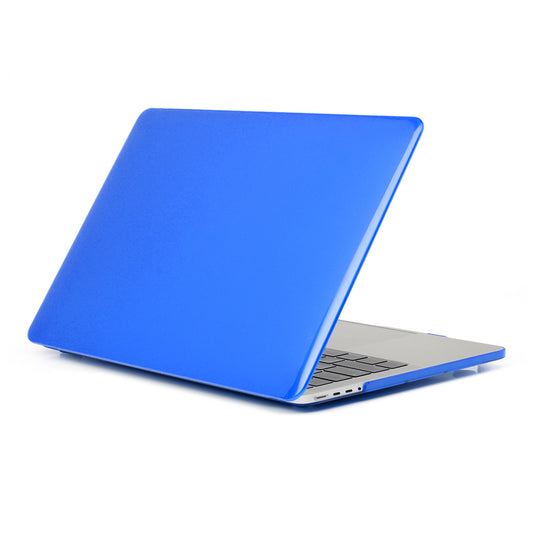 Crystal PC Front and Back Protective Cover Anti-drop Shell for MacBook Pro 16 inch (2021) A2485 - Dark Blue