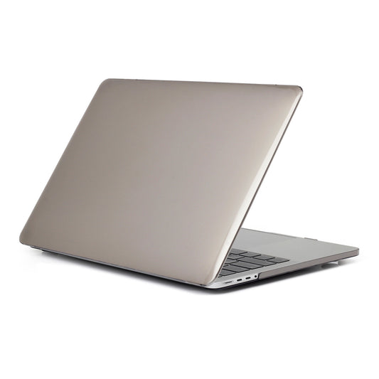 Crystal PC Front and Back Protective Cover Anti-drop Shell for MacBook Pro 16 inch (2021) A2485 - Grey