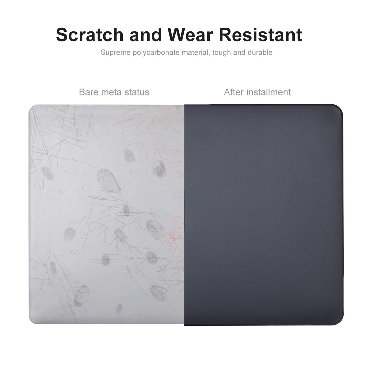 for MacBook Pro 16 inch (2021) A2485 (EU Version) Matte PC Laptop Protective Cover + TPU Keyboard Skin + Silicone Anti-Dust Plugs - Black