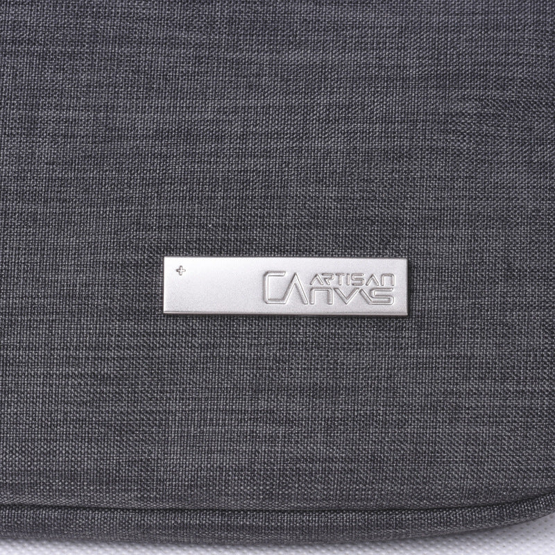Canvasartisan L2-02 15-inch Notebook Protective Case Sleeve Slim Light Business Style Laptop Carrying Bag - Light Grey