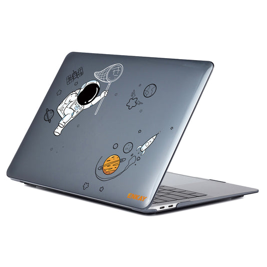for MacBook Pro 13 inch (2020) A2251/A2289/A2338 Cute Pattern Design Laptop Practical Hard Protective Case Polycarbonate Notebook Shell Cover - Astronaut No.2