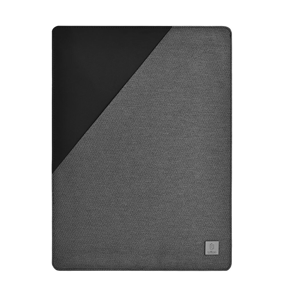 WIWU Blade Series 16-inch Laptop Sleeve Ultra-thin Magnetic Protective Case Carrying Bag - Grey